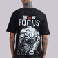 BUNKERFIT "Me vs Me Focus" Oversized Graphic T-Shirt