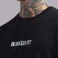 BUNKERFIT "Me vs Me Focus" Oversized Graphic T-Shirt