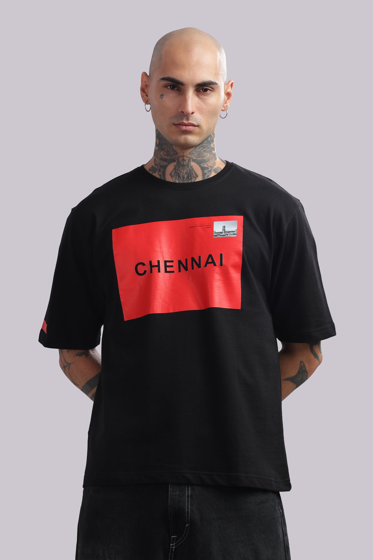 BUNKERFIT “Chennai Edition” Oversized Graphic T-Shirt