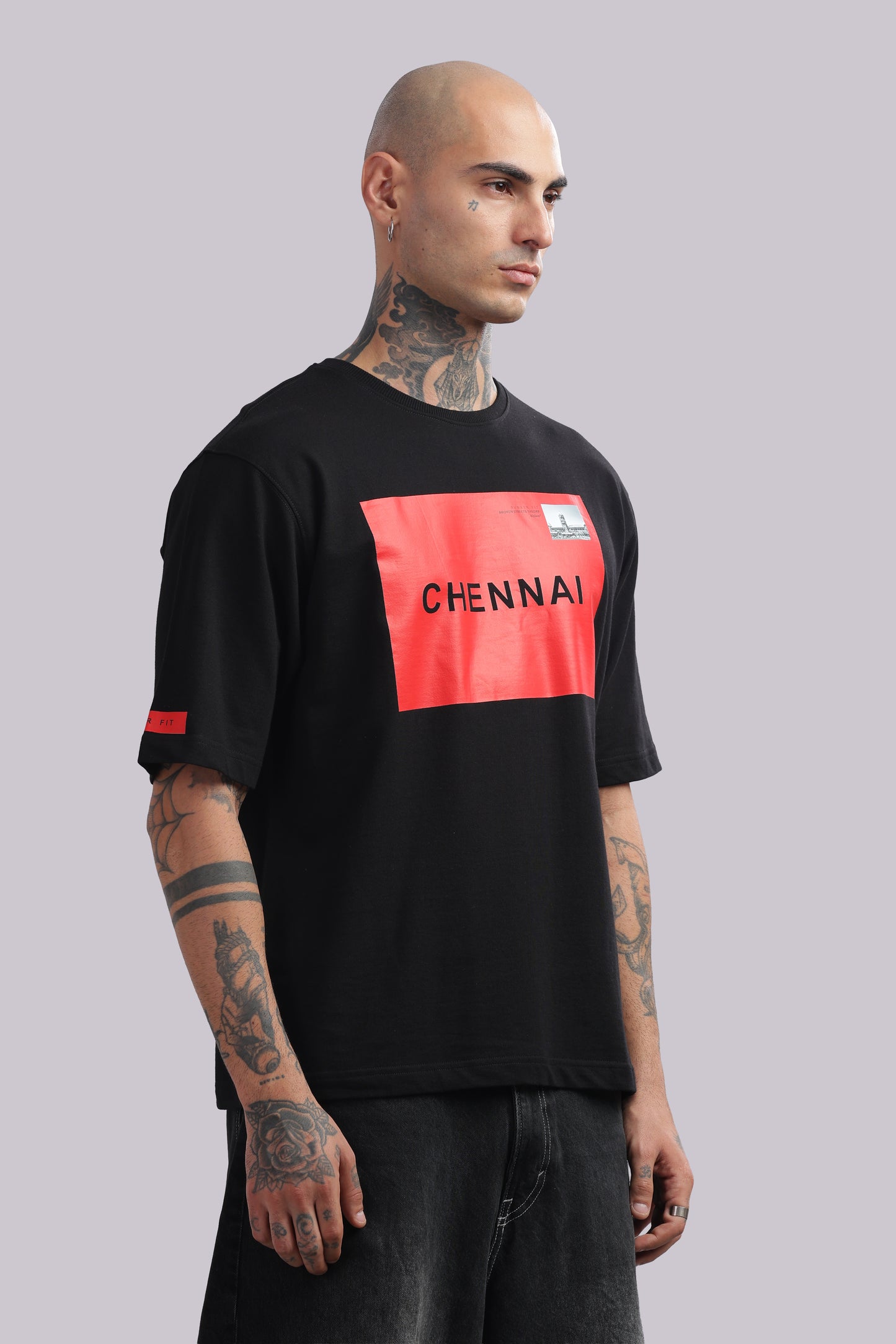 BUNKERFIT “Chennai Edition” Oversized Graphic T-Shirt