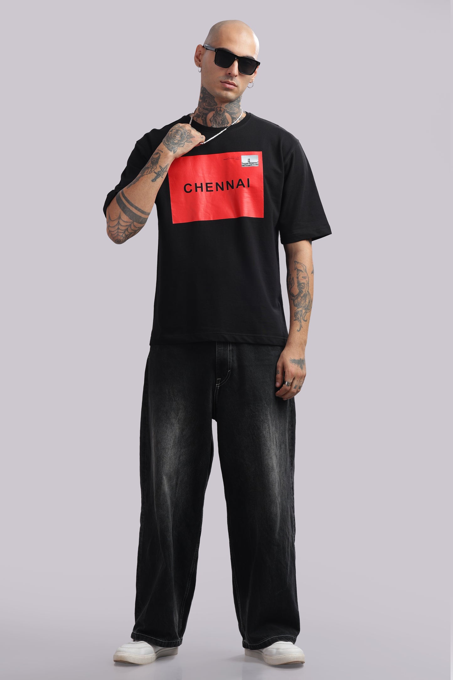 BUNKERFIT “Chennai Edition” Oversized Graphic T-Shirt