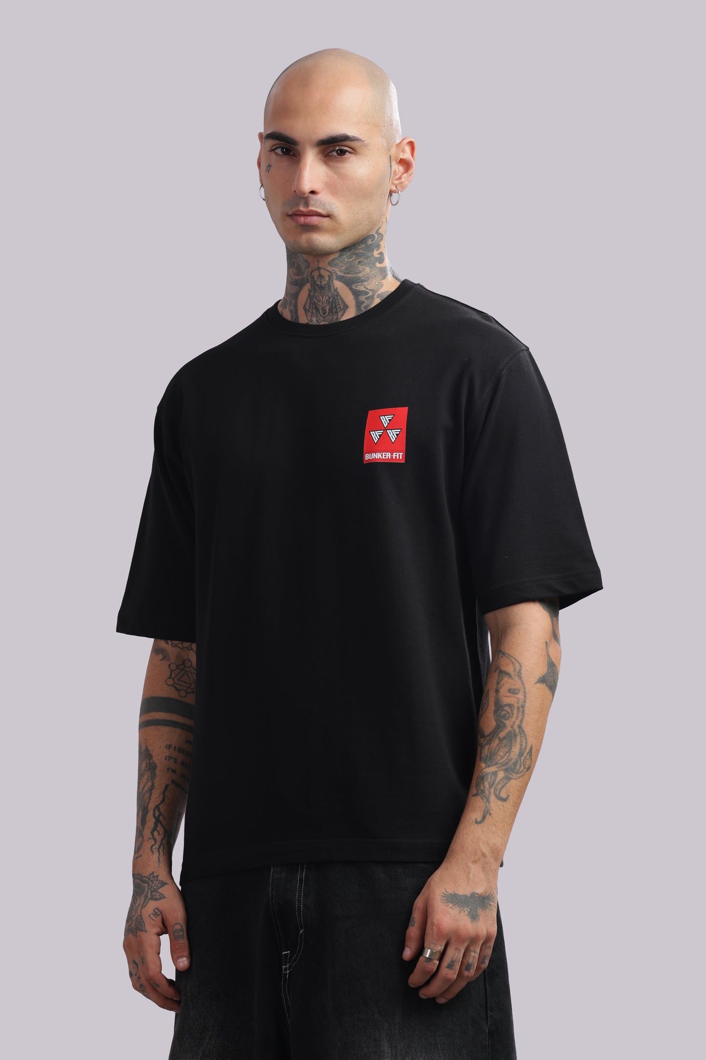 BUNKERFIT “Don’t Kill My Vibe” Oversized Graphic T-Shirt