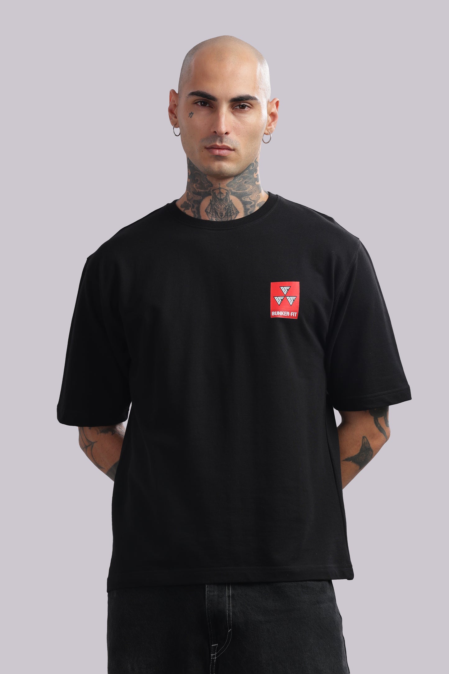 BUNKERFIT “Don’t Kill My Vibe” Oversized Graphic T-Shirt