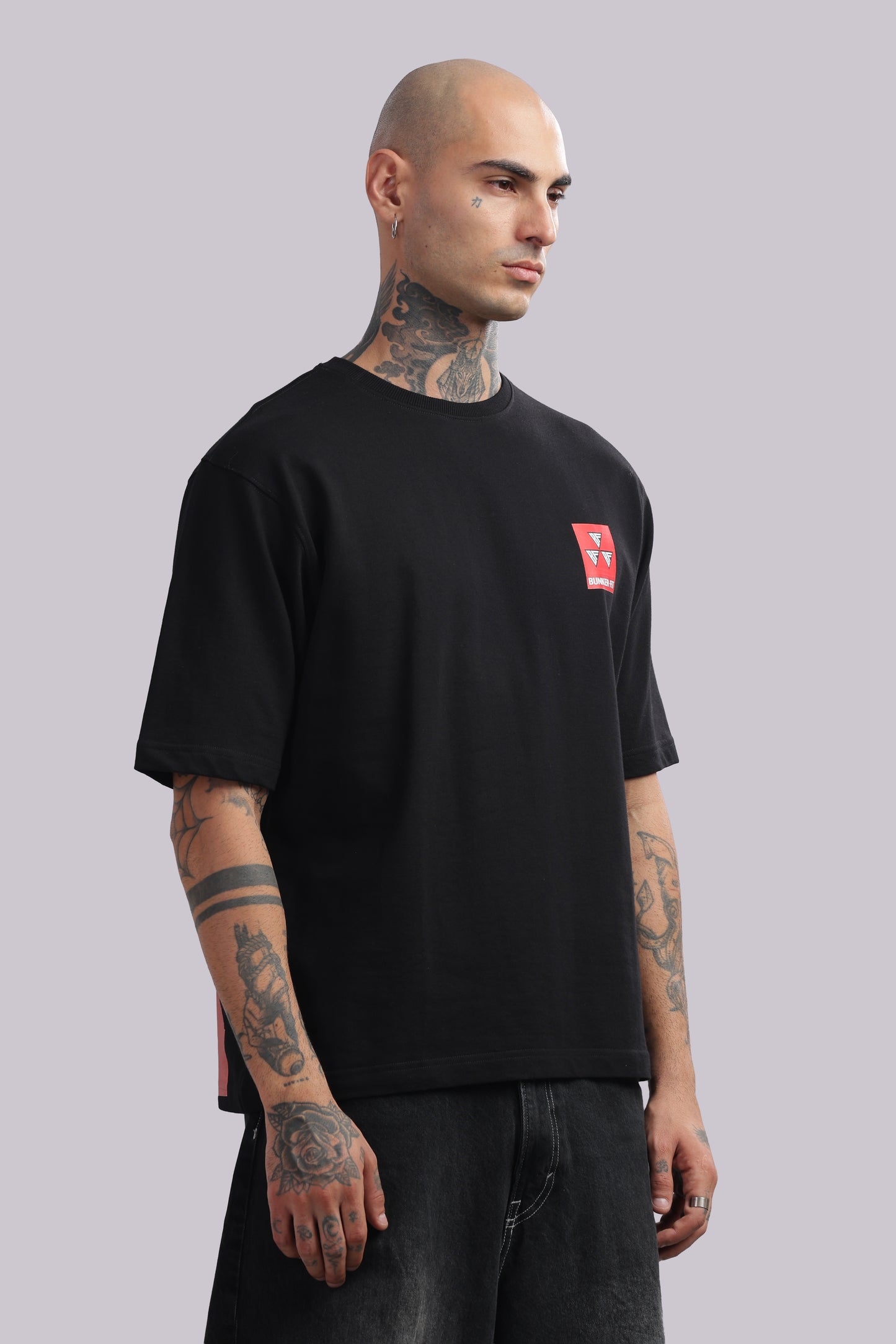 BUNKERFIT “Don’t Kill My Vibe” Oversized Graphic T-Shirt