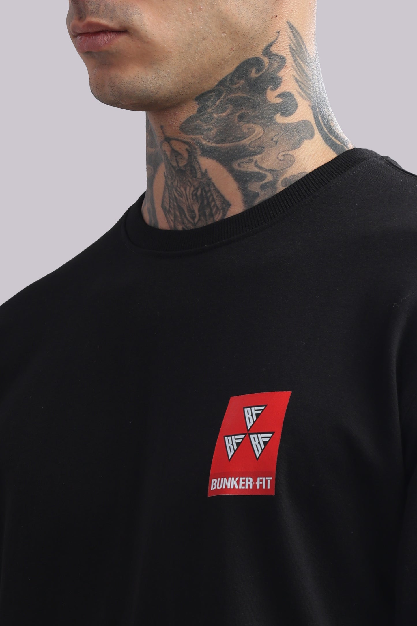 BUNKERFIT “Don’t Kill My Vibe” Oversized Graphic T-Shirt