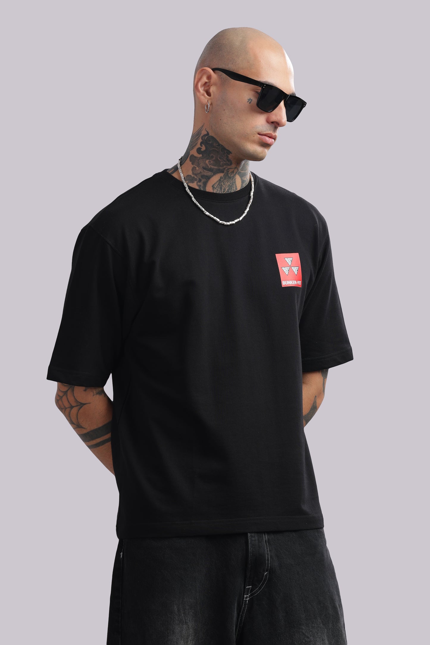 BUNKERFIT “Don’t Kill My Vibe” Oversized Graphic T-Shirt