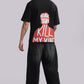 BUNKERFIT “Don’t Kill My Vibe” Oversized Graphic T-Shirt