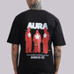 AURA Oversized Graphic Tee – Bunker Fit
