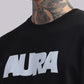 AURA Oversized Graphic Tee – Bunker Fit