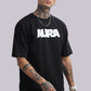 AURA Oversized Graphic Tee – Bunker Fit