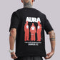 AURA Oversized Graphic Tee – Bunker Fit