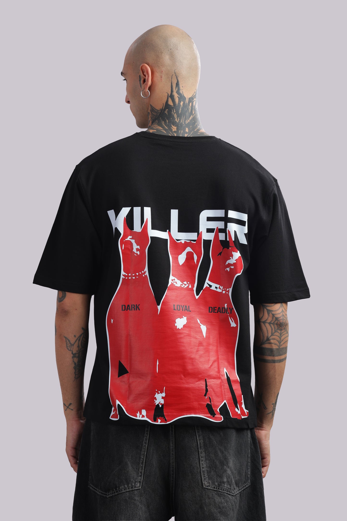 Killer Oversized Graphic Tee – Bunker Fit