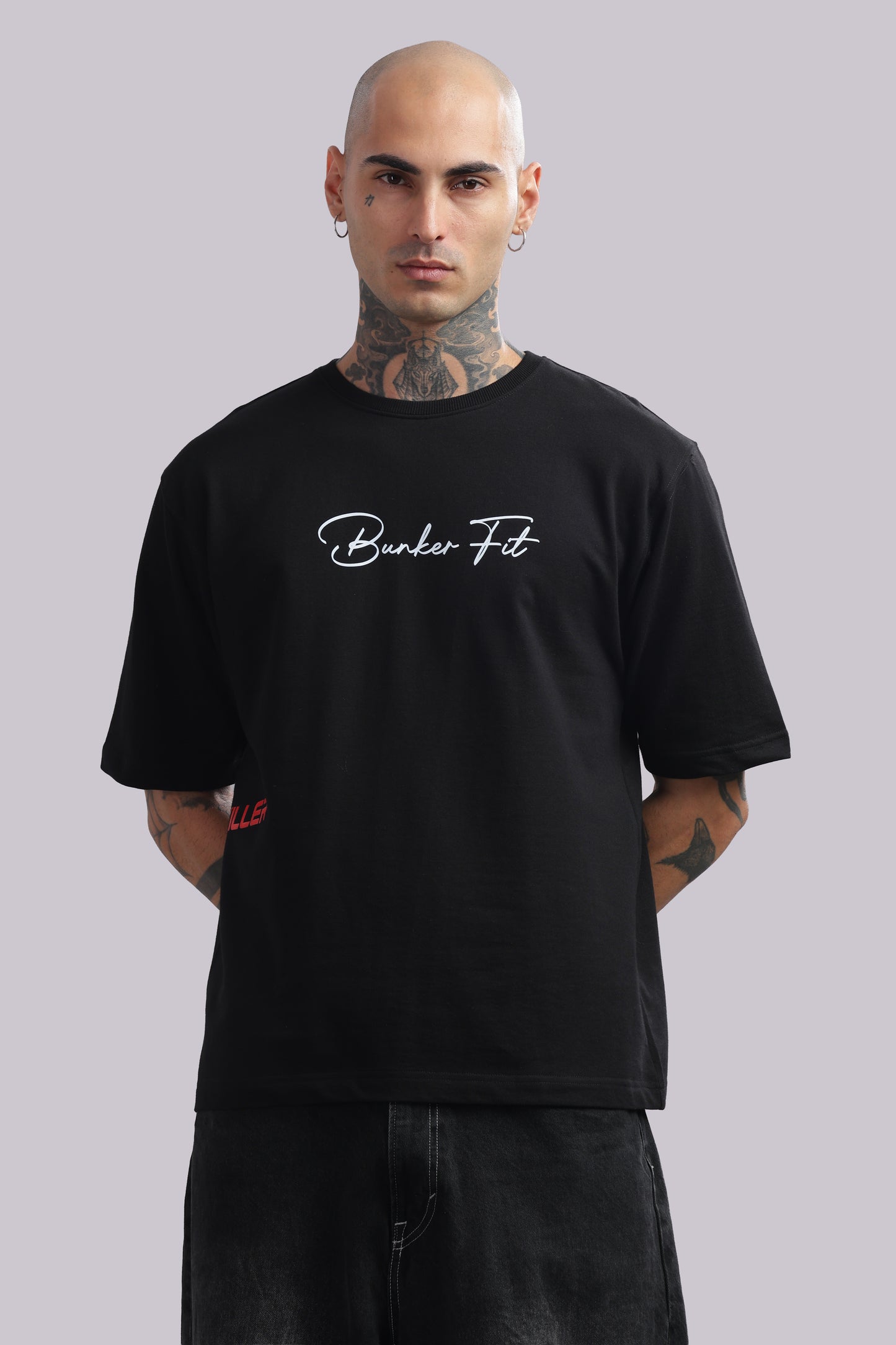 Killer Oversized Graphic Tee – Bunker Fit