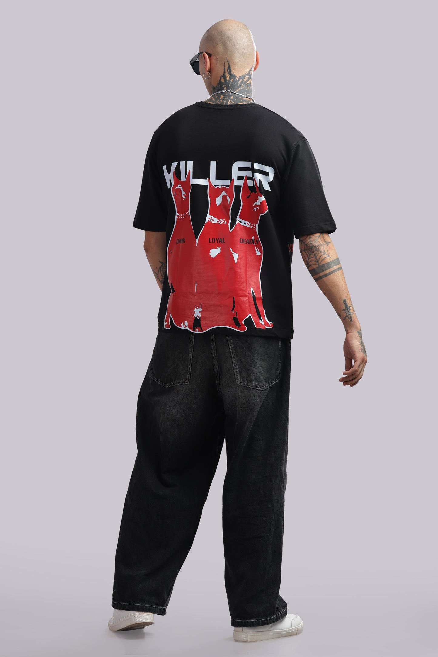 Killer Oversized Graphic Tee – Bunker Fit