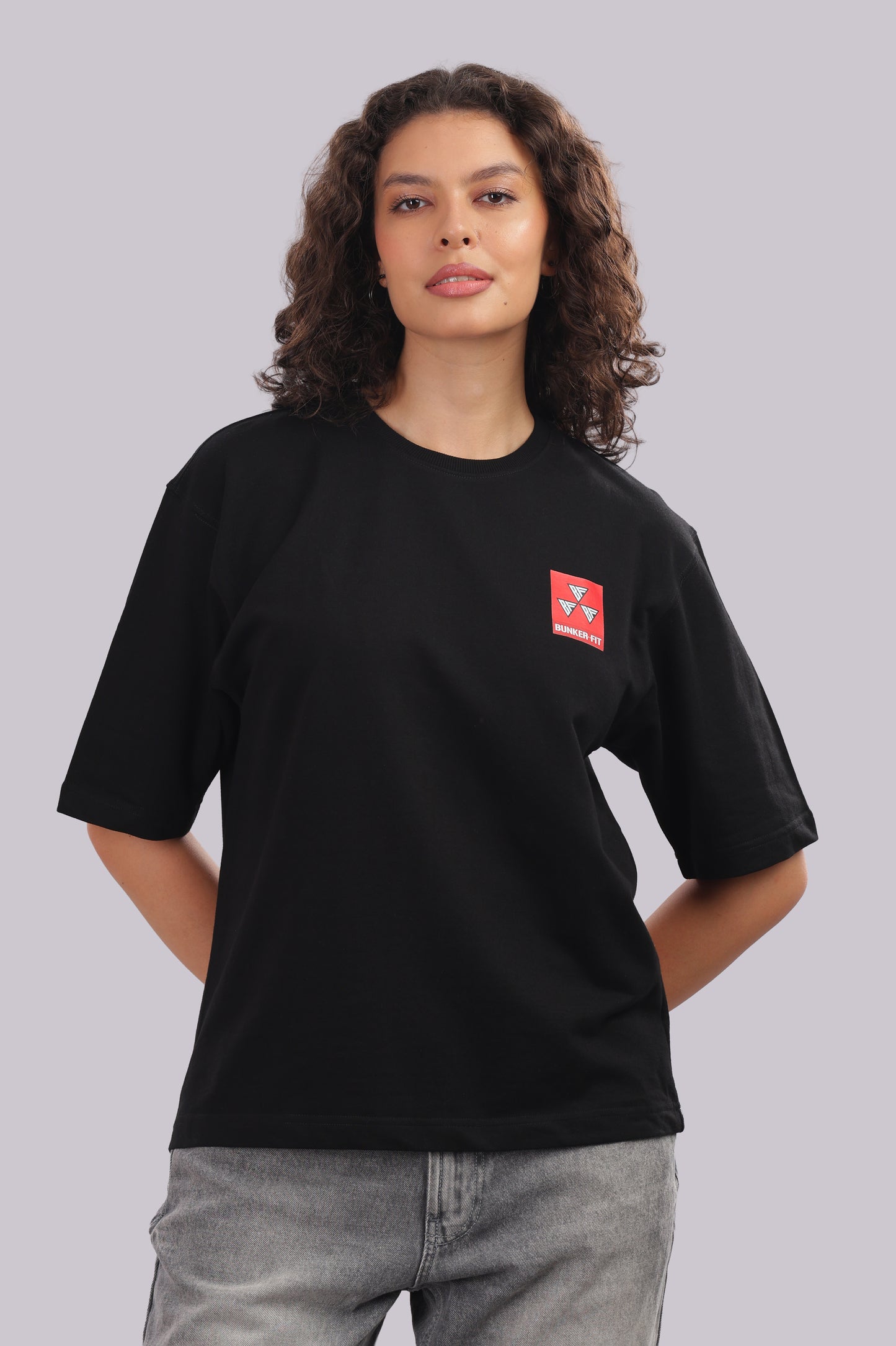 BUNKERFIT “Don’t Kill My Vibe” Oversized Graphic T-Shirt