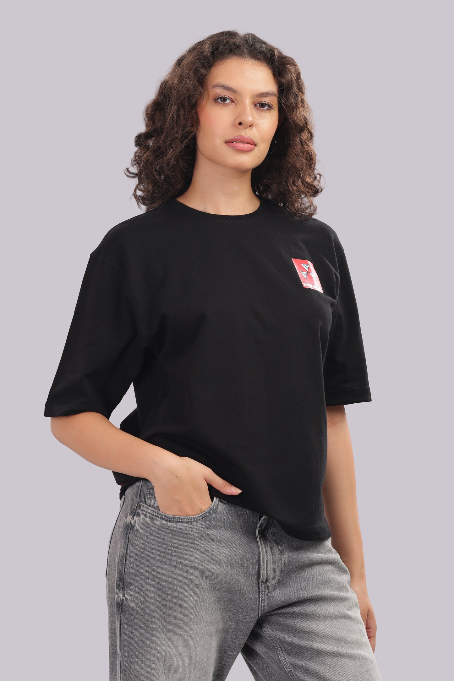 BUNKERFIT “Don’t Kill My Vibe” Oversized Graphic T-Shirt