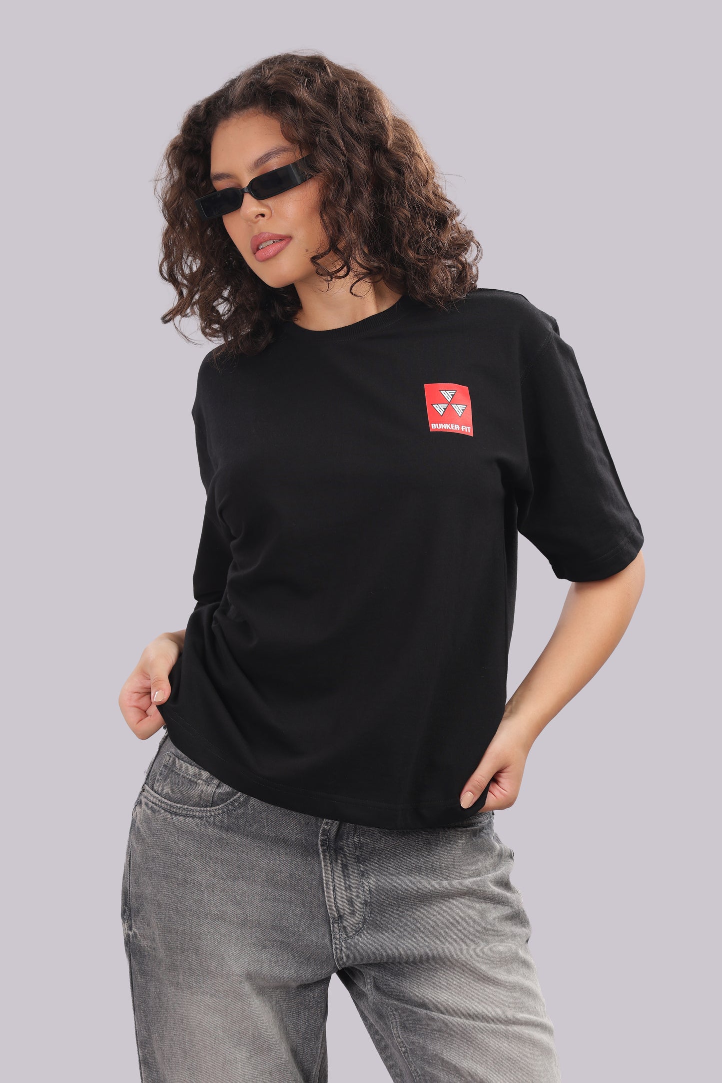 BUNKERFIT “Don’t Kill My Vibe” Oversized Graphic T-Shirt