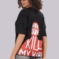 BUNKERFIT “Don’t Kill My Vibe” Oversized Graphic T-Shirt