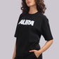 AURA Oversized Graphic Tee – Bunker Fit