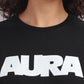 AURA Oversized Graphic Tee – Bunker Fit