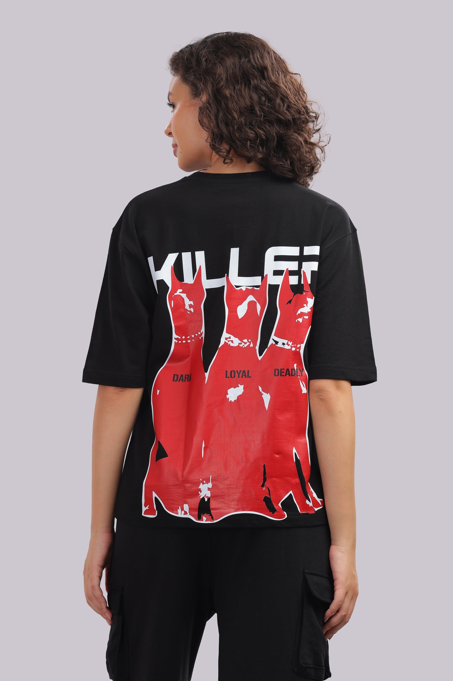 Killer Oversized Graphic Tee – Bunker Fit