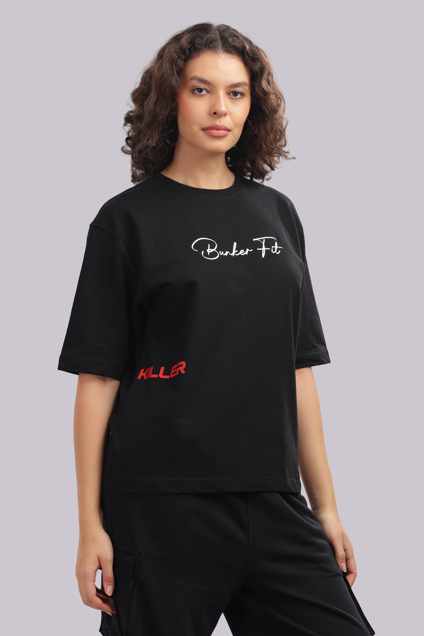 Killer Oversized Graphic Tee – Bunker Fit