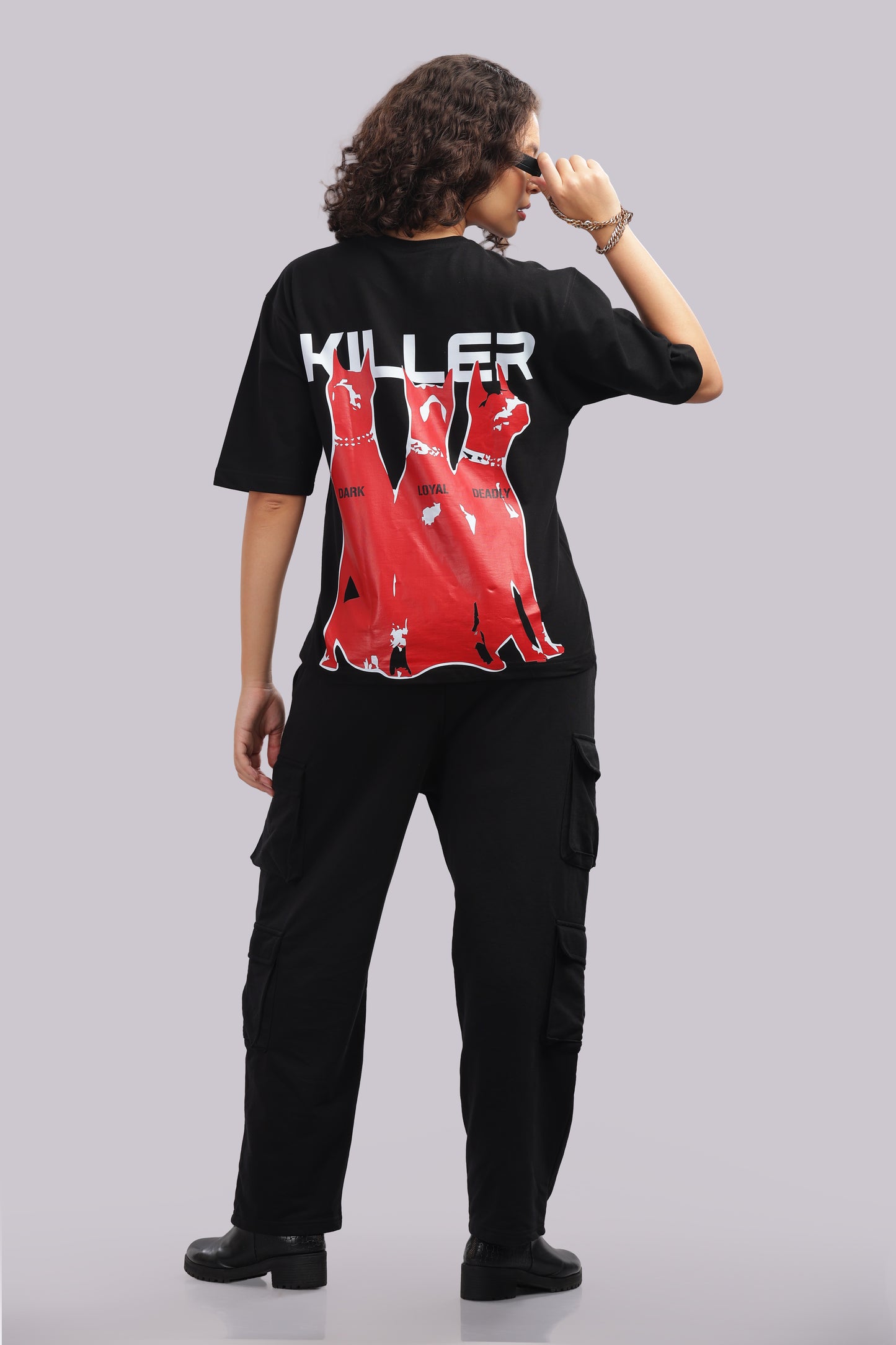 Killer Oversized Graphic Tee – Bunker Fit
